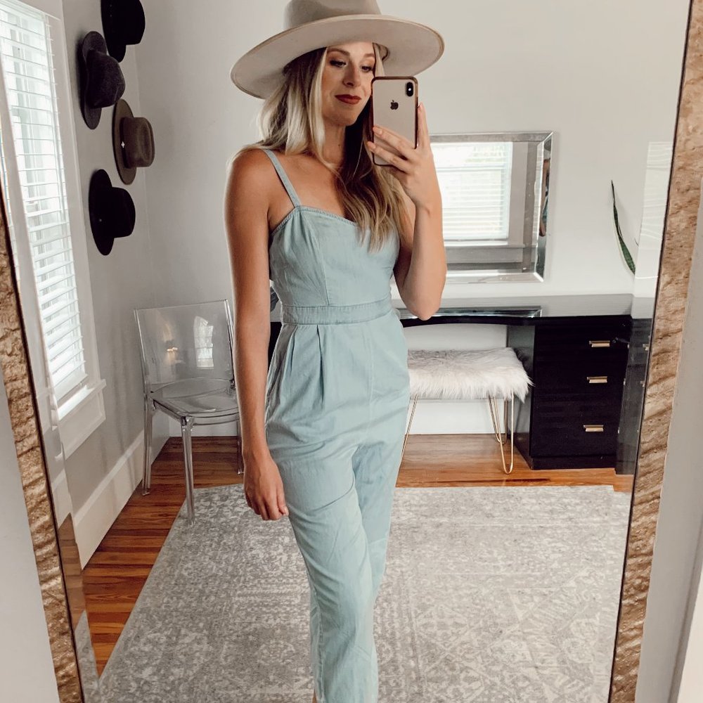 Express | Denim Jumpsuit | Blue | 6